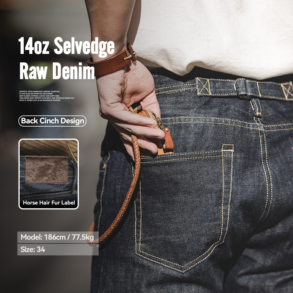 Levis Jeans 501 - Maden Jeans en denim à lisière