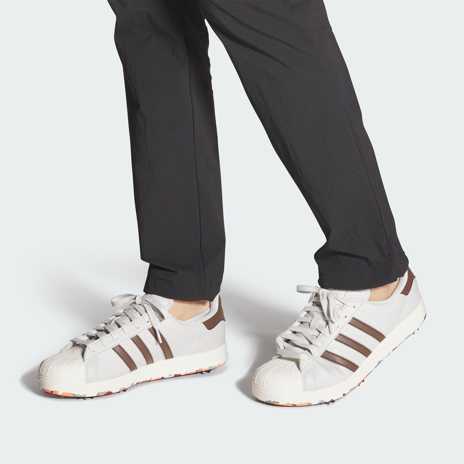 Adidas Shoes Superstar - Adidas véritable SUPERSTAR GOLF chaussures de