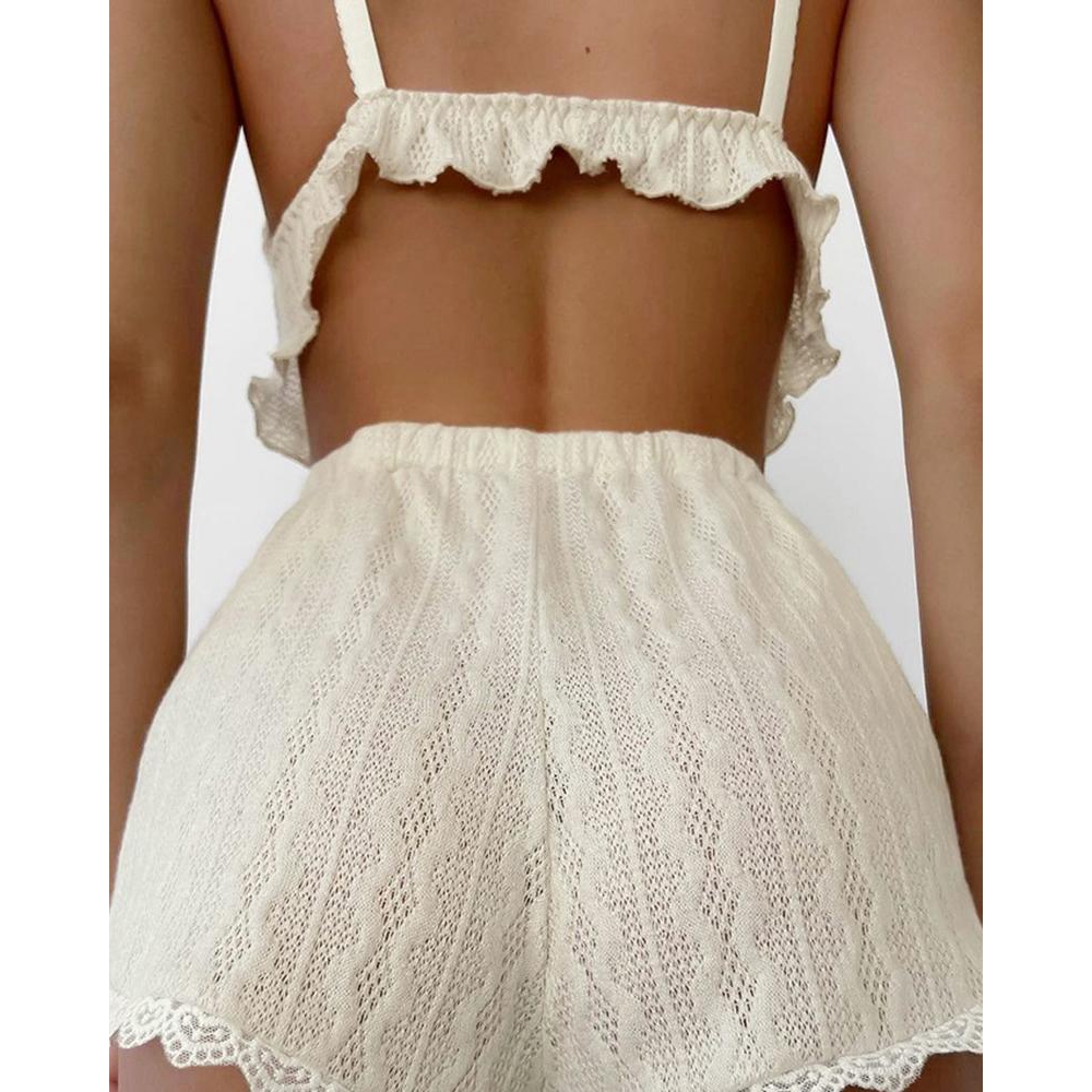 Ensemble de haut camisole text - Cami Top Lace avis et prix